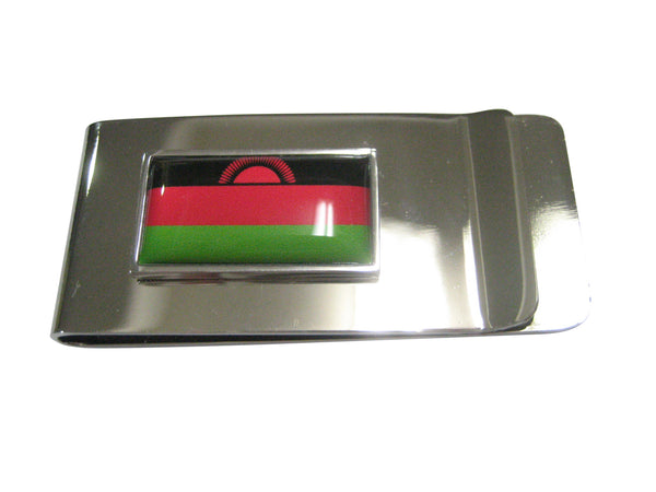 Thin Bordered Republic of Malawi Flag Money Clip