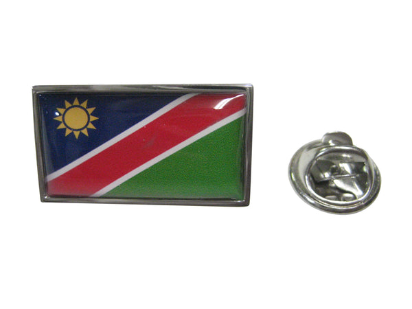 Thin Bordered Republic of Namibia Flag Lapel Pin