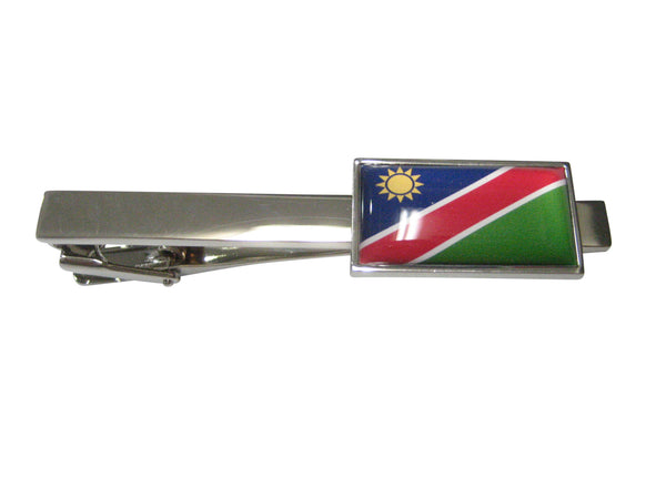 Thin Bordered Republic of Namibia Flag Tie Clip
