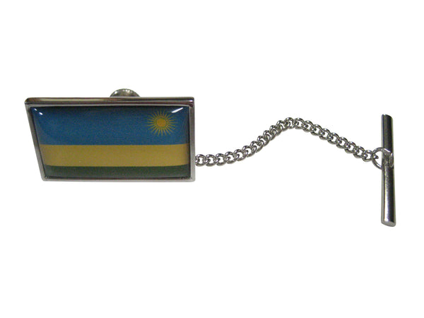 Thin Bordered Republic of Rwanda Flag Tie Tack