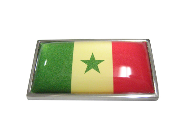 Thin Bordered Republic of Senegal Flag Magnet