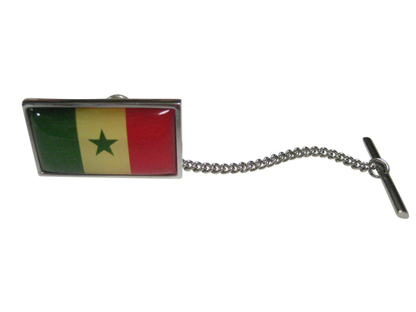 Thin Bordered Republic of Senegal Flag Tie Tack