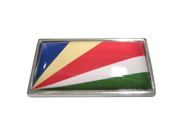 Thin Bordered Republic of Seychelles Flag Magnet