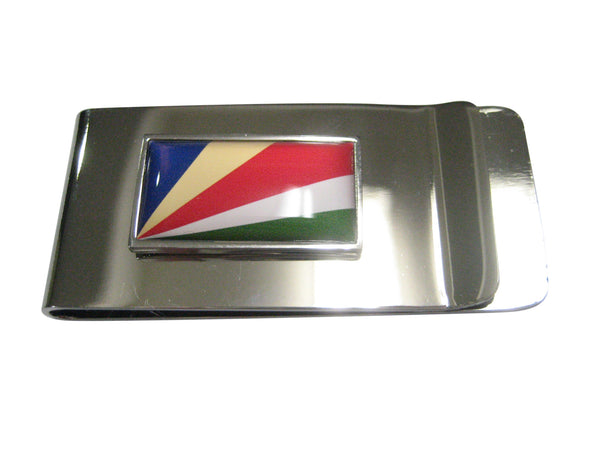 Thin Bordered Republic of Seychelles Flag Money Clip