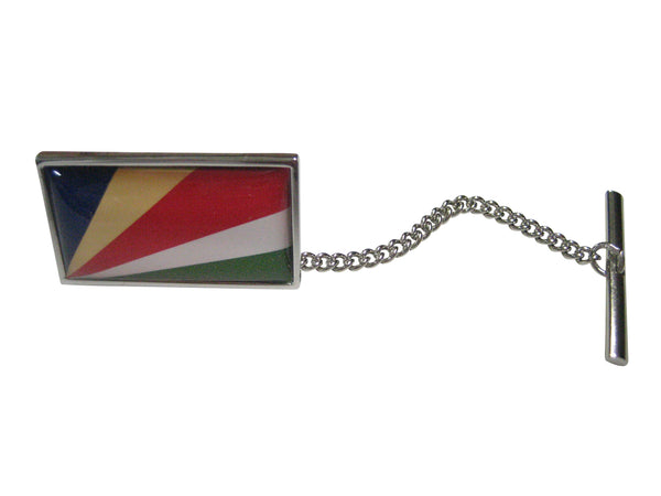 Thin Bordered Republic of Seychelles Flag Tie Tack