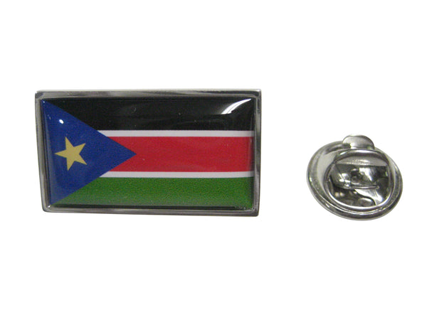 Thin Bordered Republic of South Sudan Flag Lapel Pin