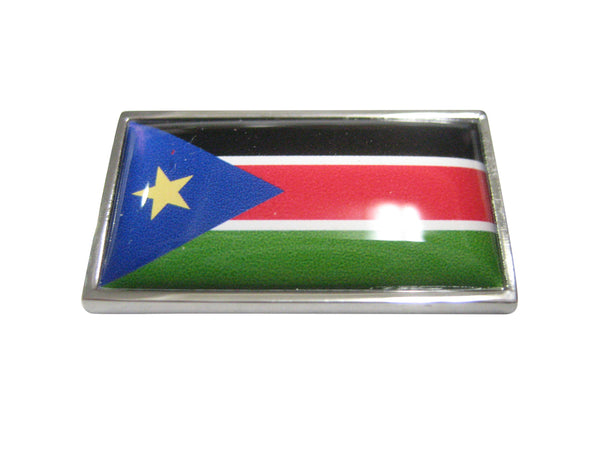 Thin Bordered Republic of South Sudan Flag Magnet