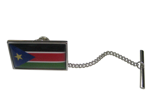 Thin Bordered Republic of South Sudan Flag Tie Tack