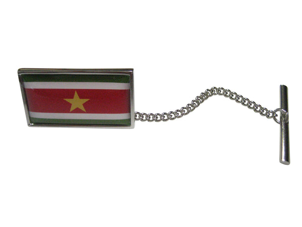 Thin Bordered Republic of Suriname Flag Tie Tack