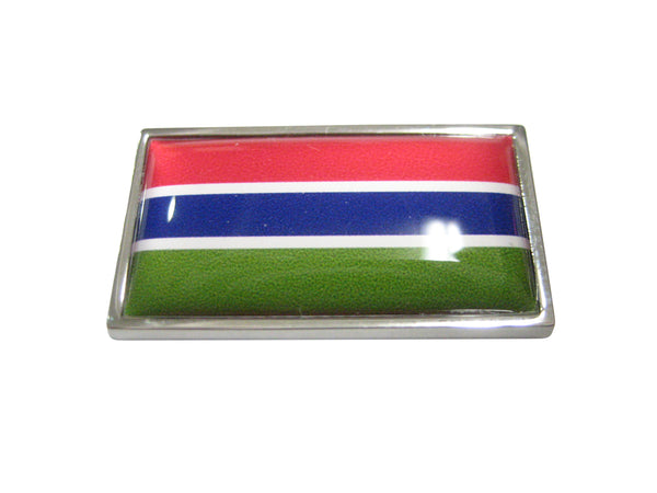 Thin Bordered Republic of The Gambia Flag Magnet