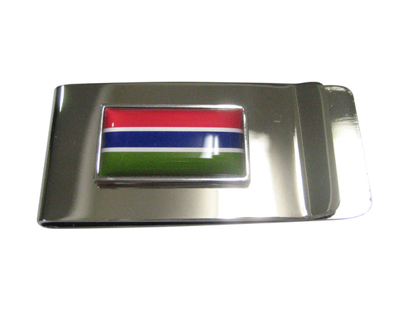 Thin Bordered Republic of The Gambia Flag Money Clip