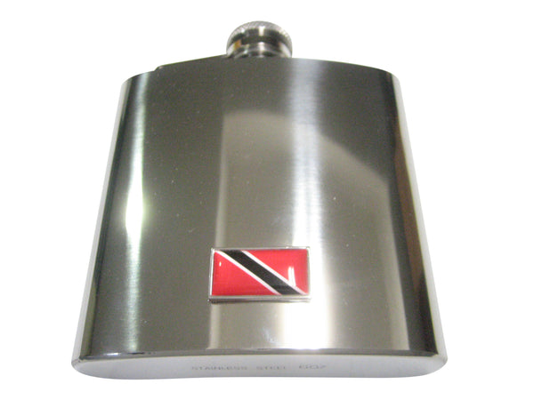 Thin Bordered Republic of Trinidad and Tobago Flag 6oz Flask