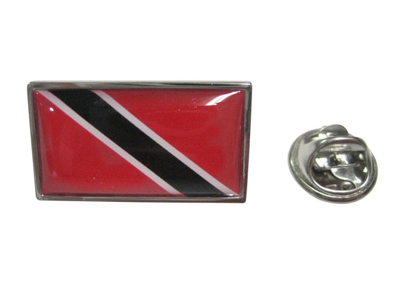 Thin Bordered Republic of Trinidad and Tobago Flag Lapel Pin