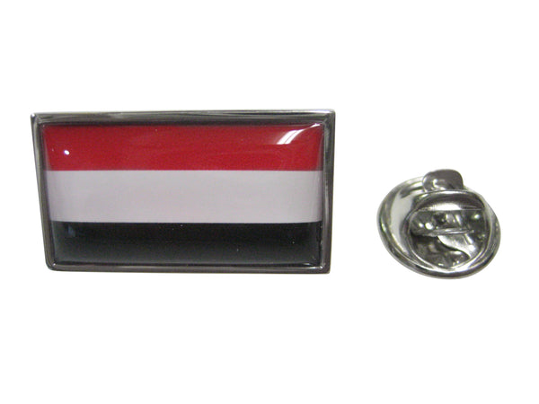 Thin Bordered Republic of Yemen Flag Lapel Pin
