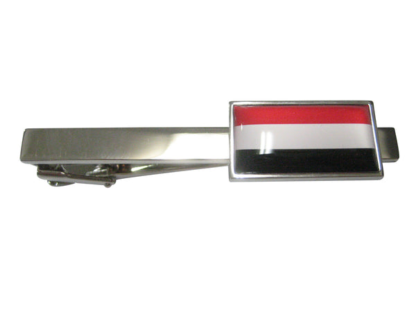 Thin Bordered Republic of Yemen Flag Tie Clip