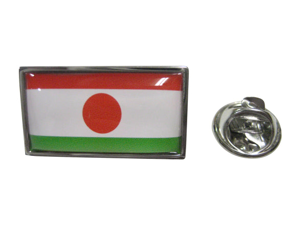 Thin Bordered Republic of the Niger Flag Lapel Pin