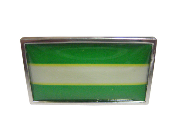 Thin Bordered Rotterdam Flag Adjustable Size Fashion Ring