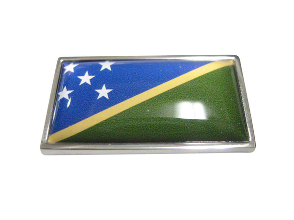 Thin Bordered Solomon Islands Flag Magnet