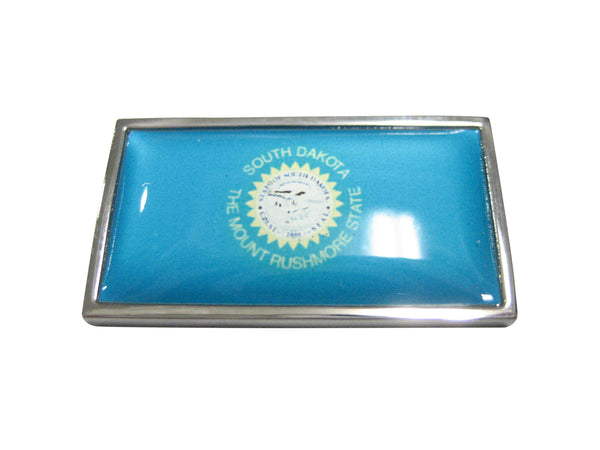 Thin Bordered South Dakota State Flag Magnet