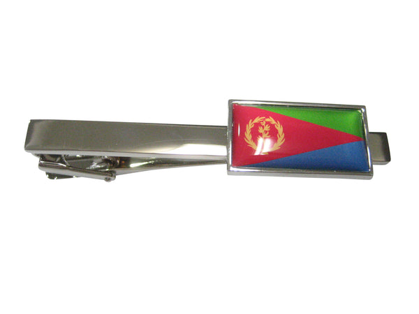 Thin Bordered State of Eritrea Flag Tie Clip