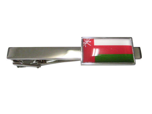 Thin Bordered Sultanate of Oman Flag Tie Clip