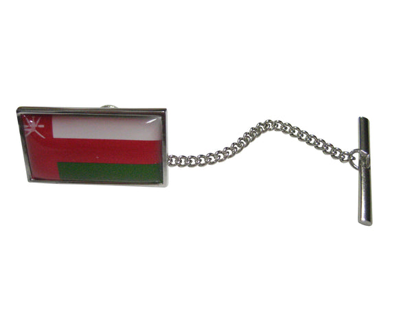 Thin Bordered Sultanate of Oman Flag Tie Tack