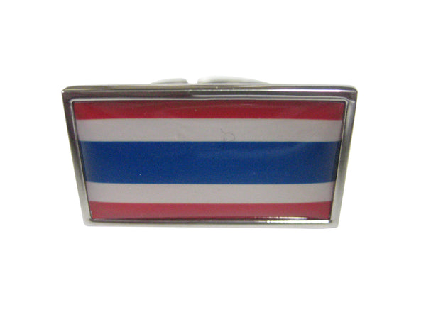 Thin Bordered Thailand Flag Adjustable Size Fashion Ring