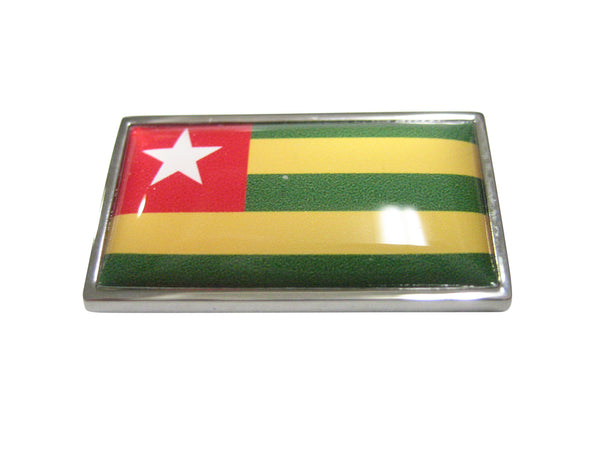Thin Bordered Togo Togolese Republic Flag Magnet