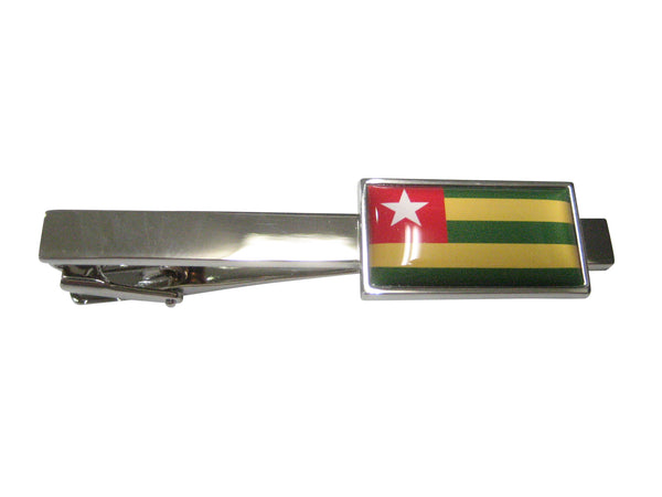 Thin Bordered Togo Togolese Republic Flag Tie Clip