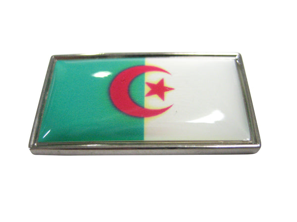 Thin Bordered Algeria Flag Magnet