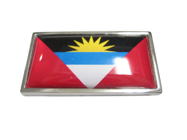 Thin Bordered Antigua and Barbuda Flag Magnet