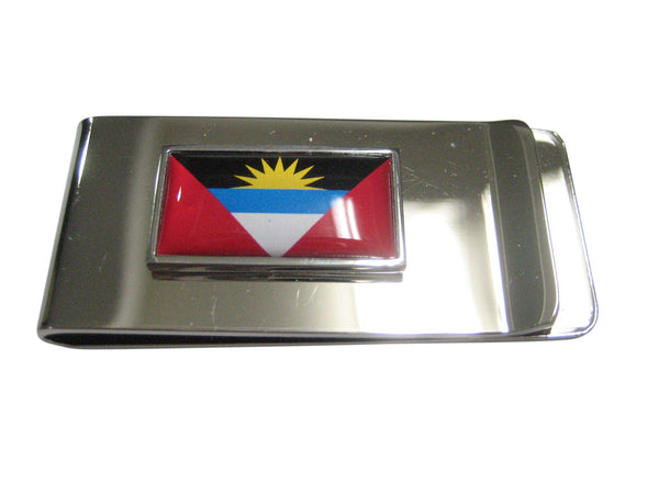 Thin Bordered Antigua and Barbuda Flag Money Clip
