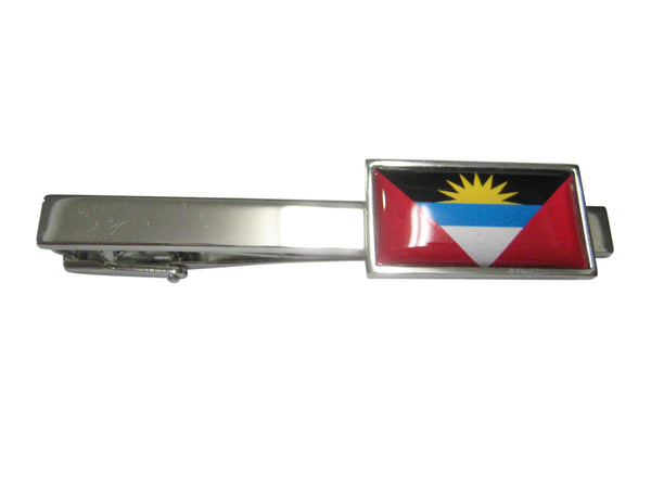 Thin Bordered Antigua and Barbuda Flag Tie Clip