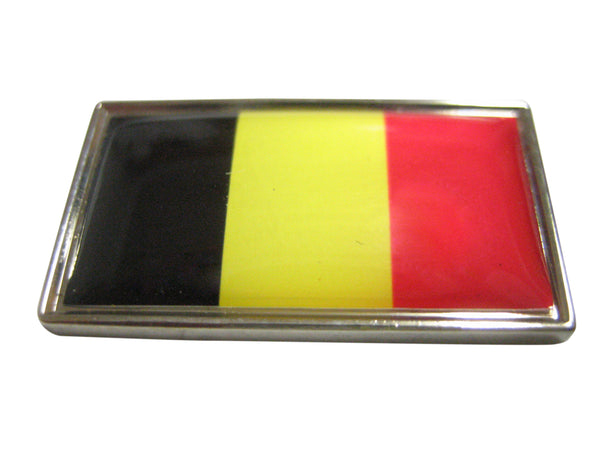 Thin Bordered Belgium Flag Magnet