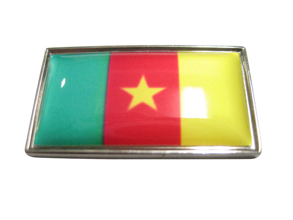 Thin Bordered Cameroon Flag Magnet