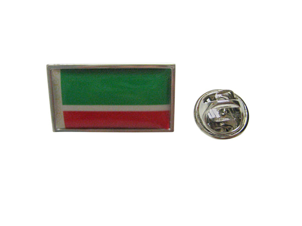 Thin Bordered Chechnya Flag Lapel Pin