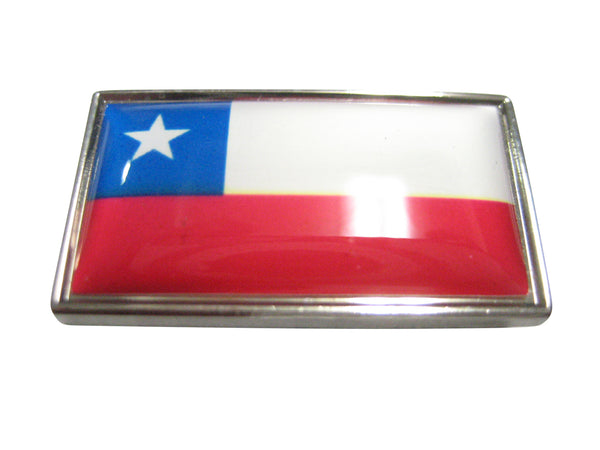 Thin Bordered Chile Flag Magnet