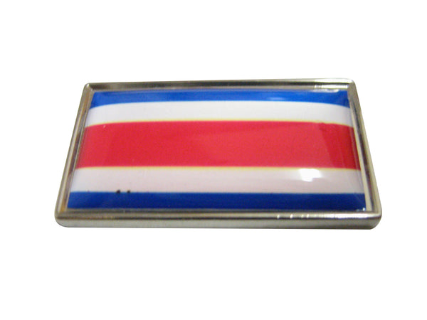 Thin Bordered Costa Rica Flag Magnet