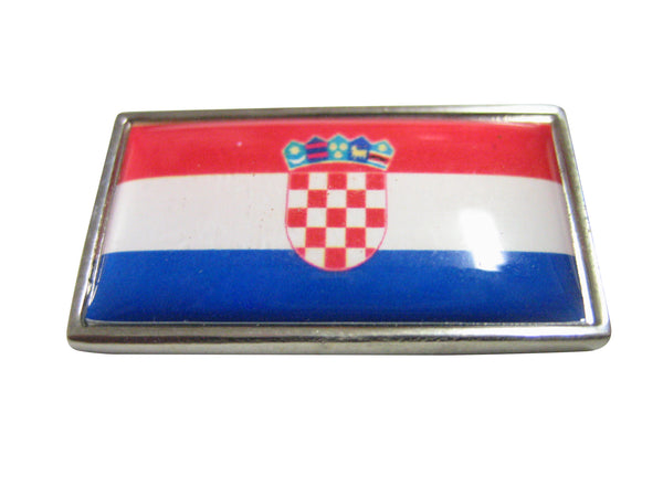 Thin Bordered Croatia Flag Magnet