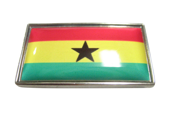 Thin Bordered Ghana Flag Magnet