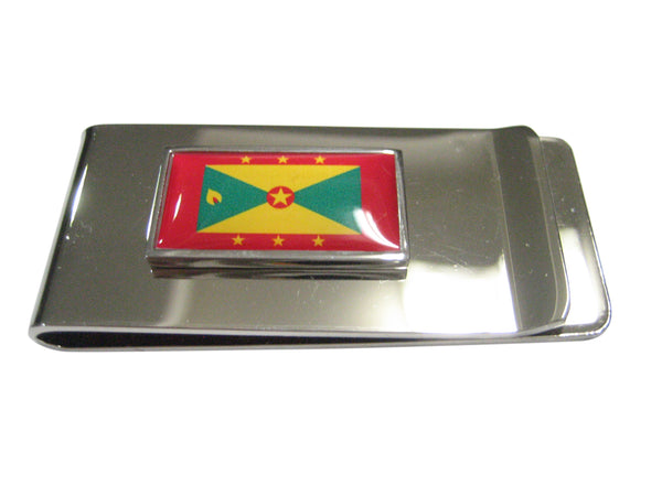 Thin Bordered Grenada Flag Money Clip