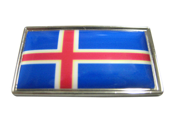 Thin Bordered Iceland Flag Magnet