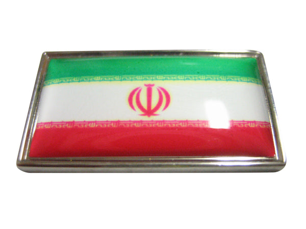 Thin Bordered Iran Flag Magnet