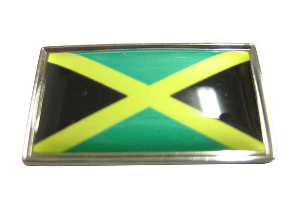 Thin Bordered Jamaica Flag Magnet
