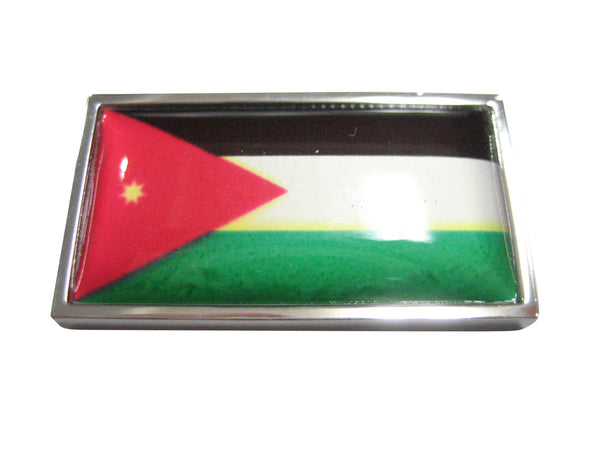 Thin Bordered Jordan Flag Magnet