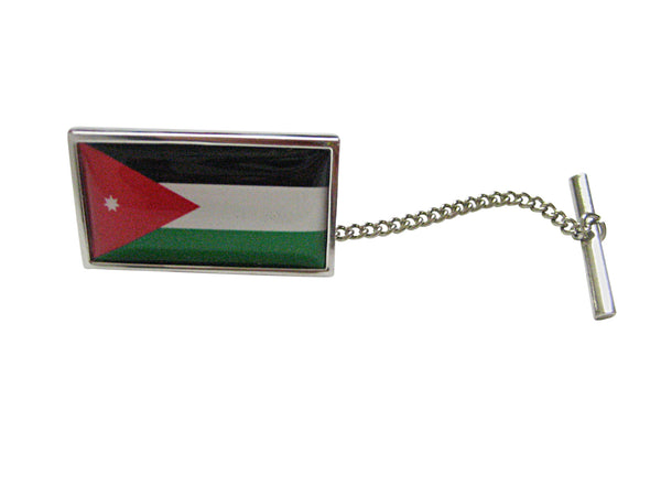 Thin Bordered Jordan Flag Tie Tack
