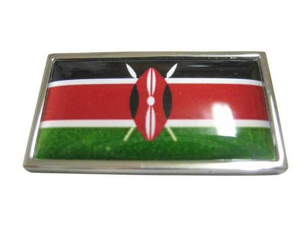 Thin Bordered Kenya Flag Magnet