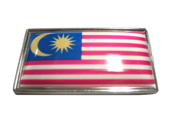 Thin Bordered Malaysia Flag Magnet