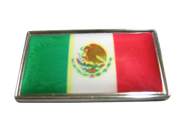 Thin Bordered Mexico Flag Magnet