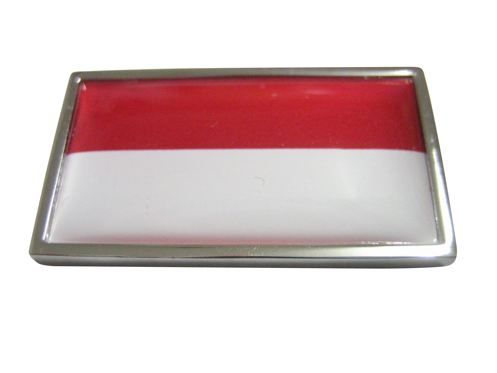 Thin Bordered Monaco Flag Magnet